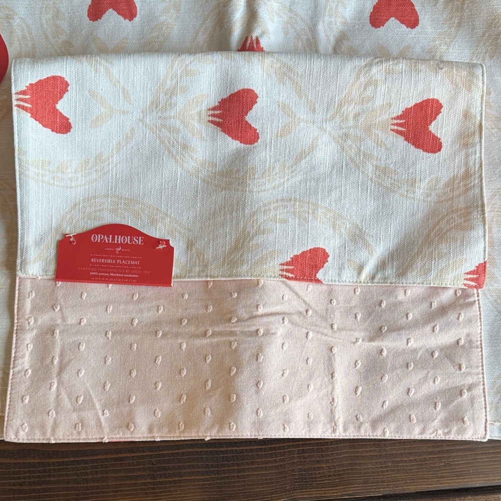 Target Opalhouse Heart Reversible Place Mat (set of 4)